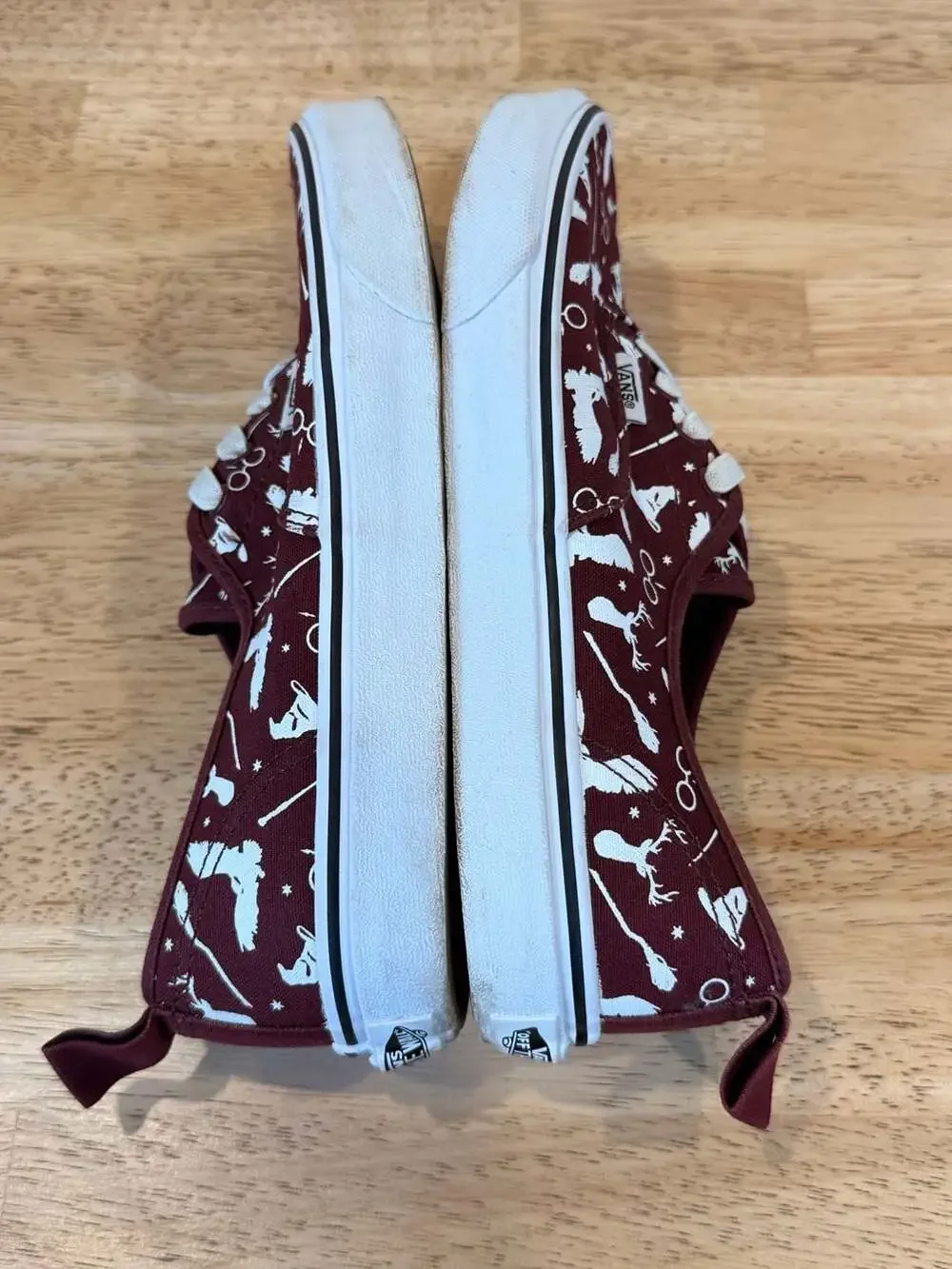 Vans x Harry Potter Authentic Maroon Shoes Big Kids Size 7